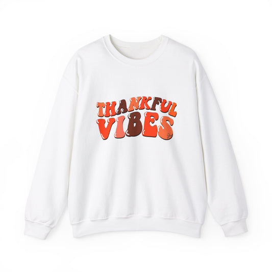 Thankful Vibes Heavy Blend™ Crewneck Sweatshirt