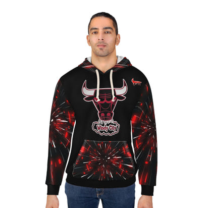 Custom Bulls Windy City Pullover Hoodie