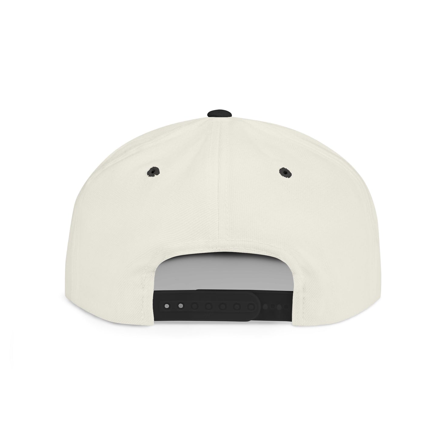 Snapback Hat - 'Blissful Pressure' Blue Graffiti Flat Bill Cap
