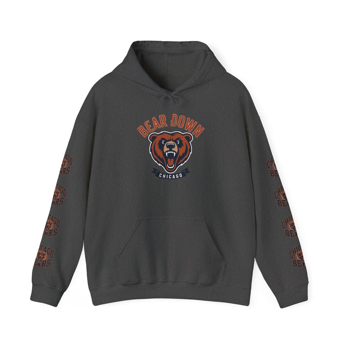 Chicago Bear Down Hoodie — Cozy Team-Inspired Hoodie