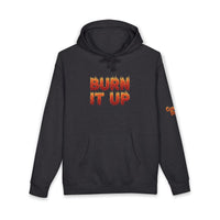 Burn It Up Hoodie — Fiery Skull Motorcycle Graphic Sweatshirt