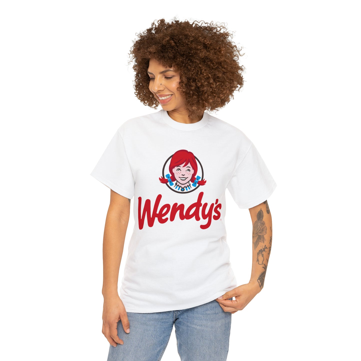Wendy's Logo Unisex Heavy Cotton Tee