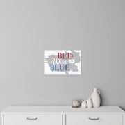 Bed Wine Blue Wall Decals