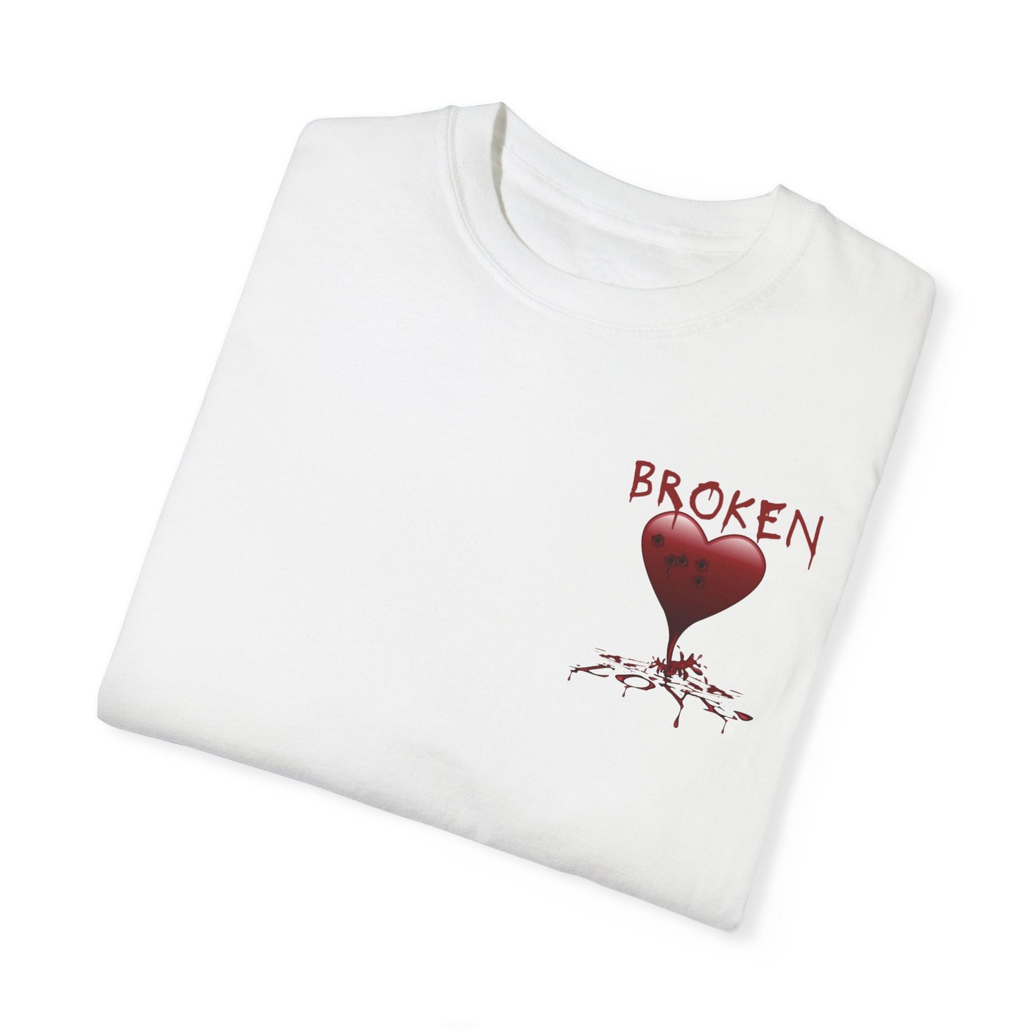 Broken Heart Unisex Garment-Dyed T-shirt
