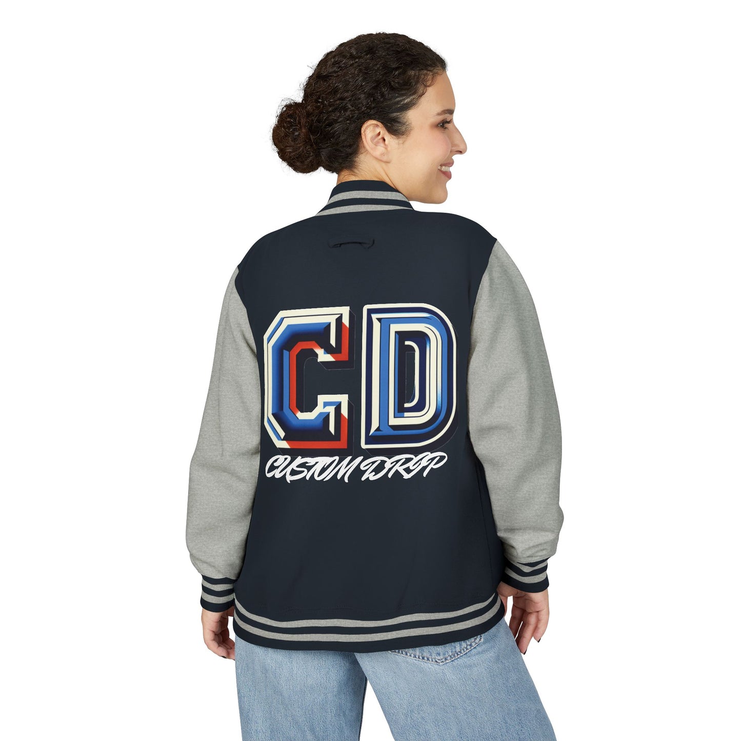 Letterman Jacket Custom Drip Logo