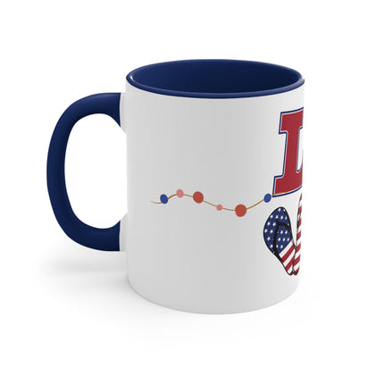 Love Accent Coffee Mug, 11oz