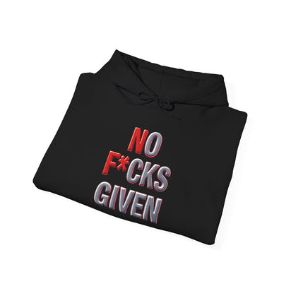 Unisex Hoodie No F*cks Given by Custom Drip
