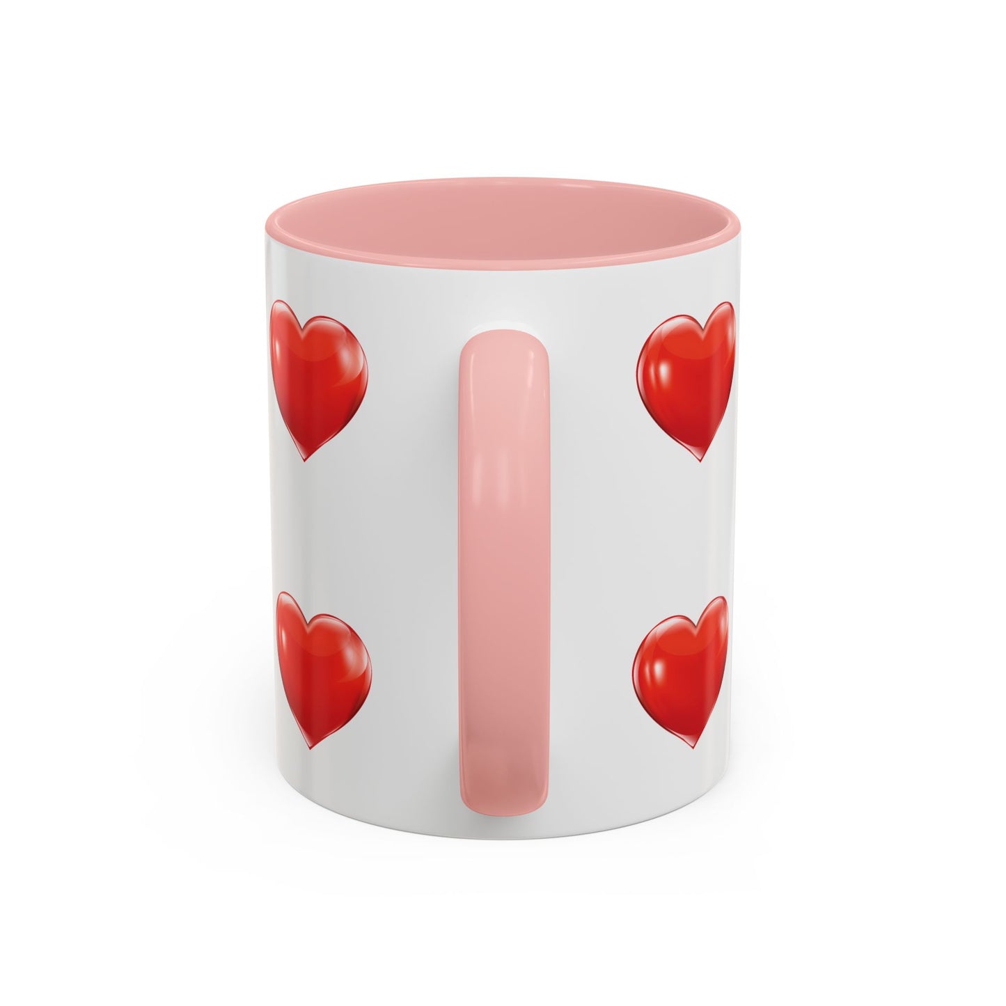 Valentine "Be Mine" Accent Coffee Mug — Heart & Kisses (11/15 oz)