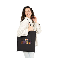 Monster Pattern Tote Bag — Cute Halloween Cotton Canvas Tote