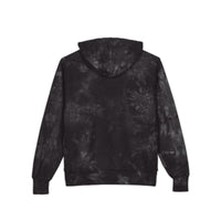 Tie-Dye Hoodie - 'Love, Peace, Dance' Embroidery