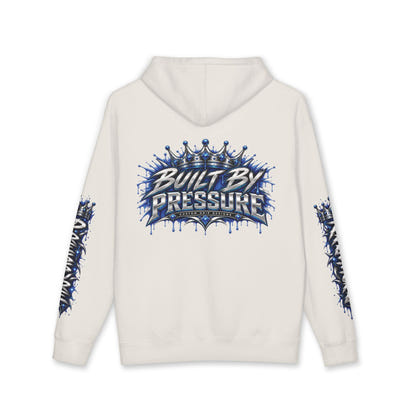 Built By Pressure Graphic Hoodie — Streetwear Crown Drip Design