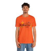 Happy Thanksgiving Jersey Short Sleeve Tee