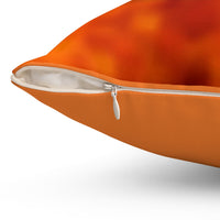 Happy Thanksgiving Spun Polyester Square Pillow