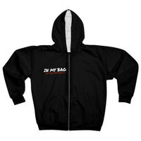 In My Bag Not My Feelings Unisex Zip Hoodie (AOP)