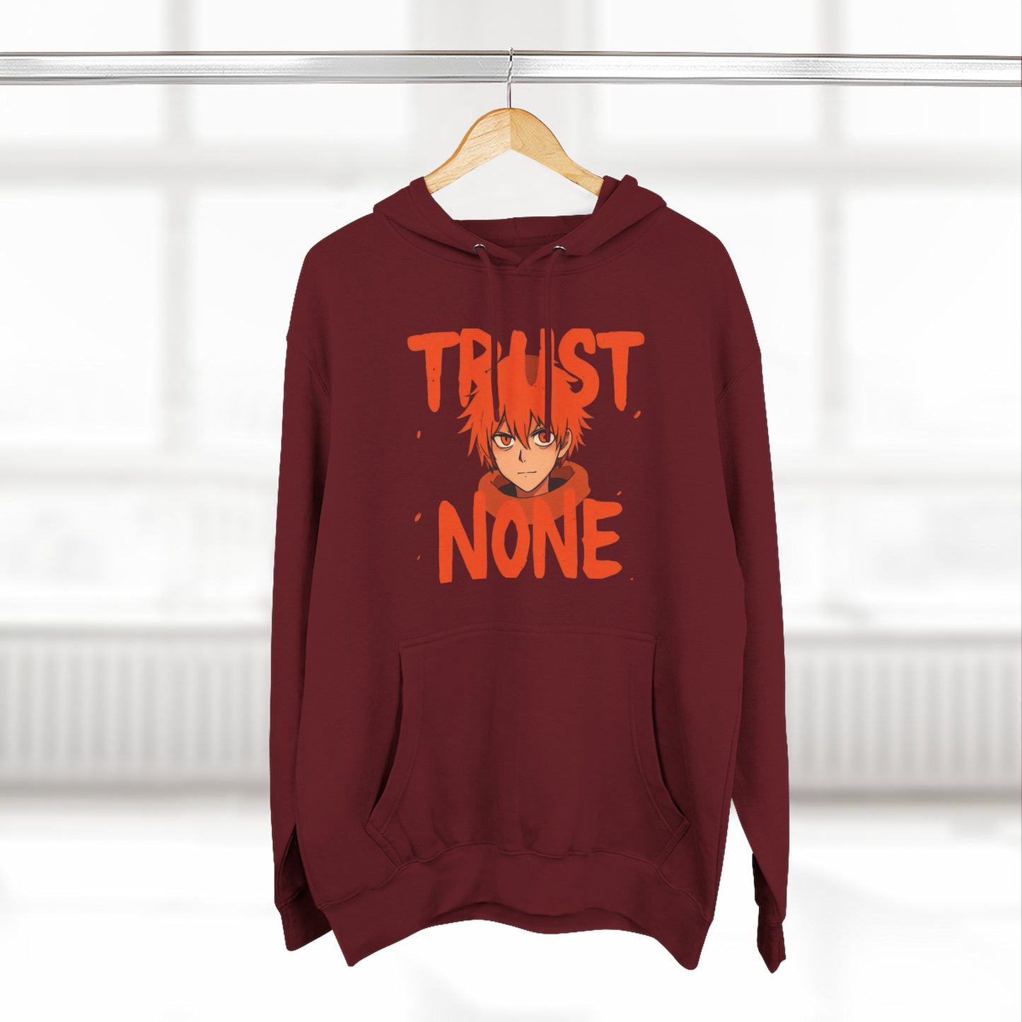 Fleece Hoodie Trust None Design