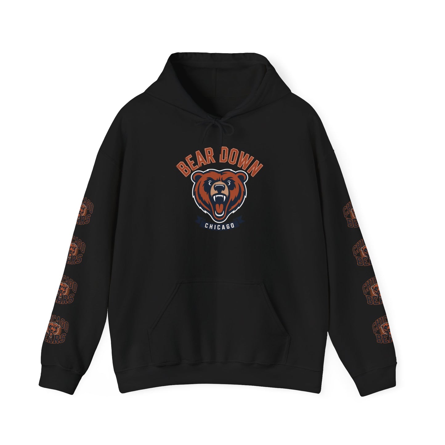 Chicago Bear Down Hoodie — Cozy Team-Inspired Hoodie