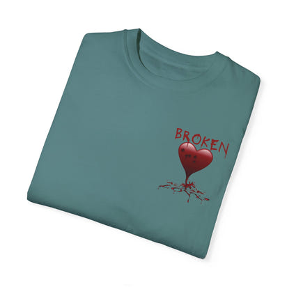 Broken Heart Unisex Garment-Dyed T-shirt