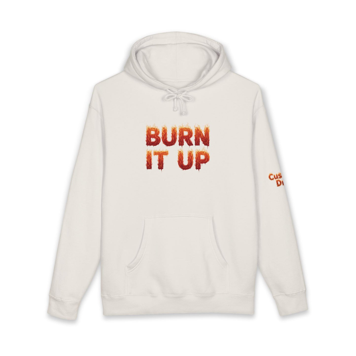 Burn It Up Hoodie — Fiery Skull Motorcycle Graphic Sweatshirt