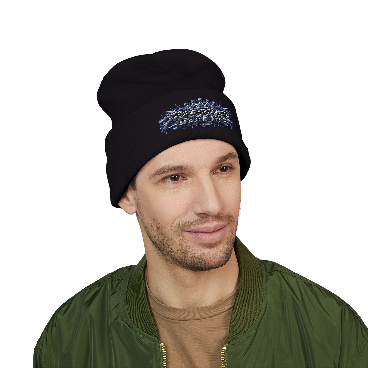 Pressure Made Me Cuffed Beanie