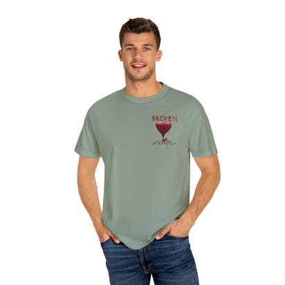Broken Heart Unisex Garment-Dyed T-shirt