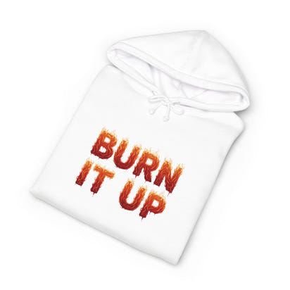 Burn It Up Hoodie — Fiery Skull Motorcycle Graphic Sweatshirt