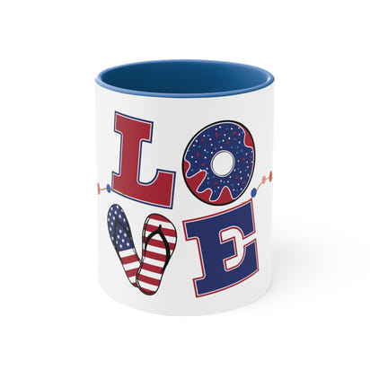 Love Accent Coffee Mug, 11oz