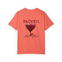 Broken Heart Unisex Garment-Dyed T-shirt
