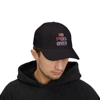 Cap - No F*cks Given - Edgy Dad Hat for the Bold and Fearless