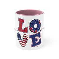 Love Accent Coffee Mug, 11oz