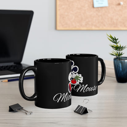 Mickey Mouse 11oz Black Mug