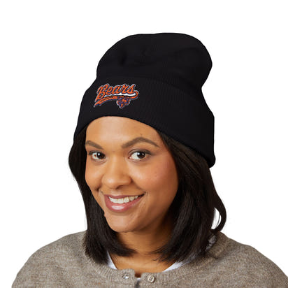 Chicago Bears Embroidered Beanie — Classic Cuffed Knit Cap