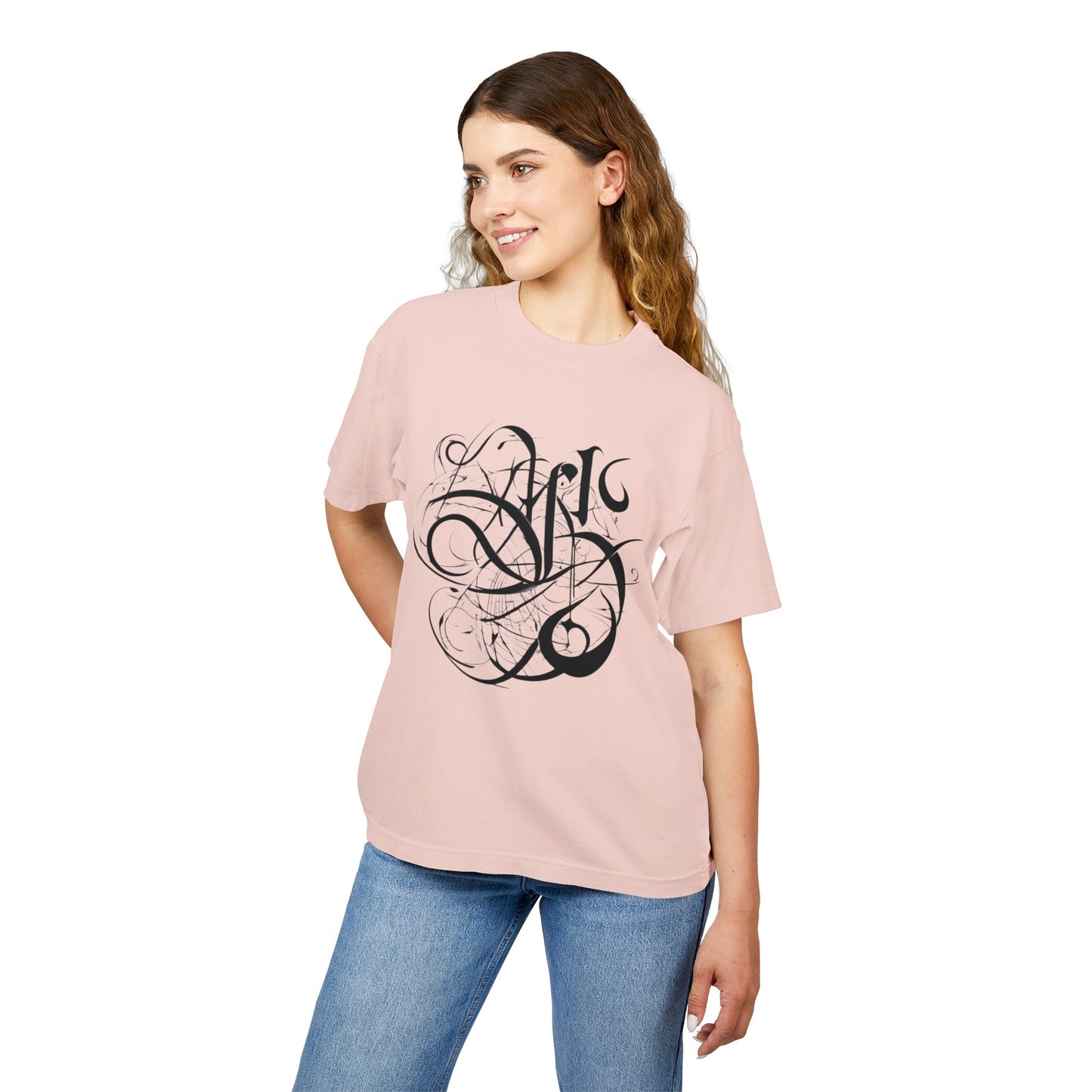 Ark Design with Custom Drip Logo on Back - Unisex Urban Heavy Tee