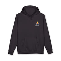 Skull Flame Hoodie — "System Burn" Cyberfire Graphic Hooded Sweatshirt