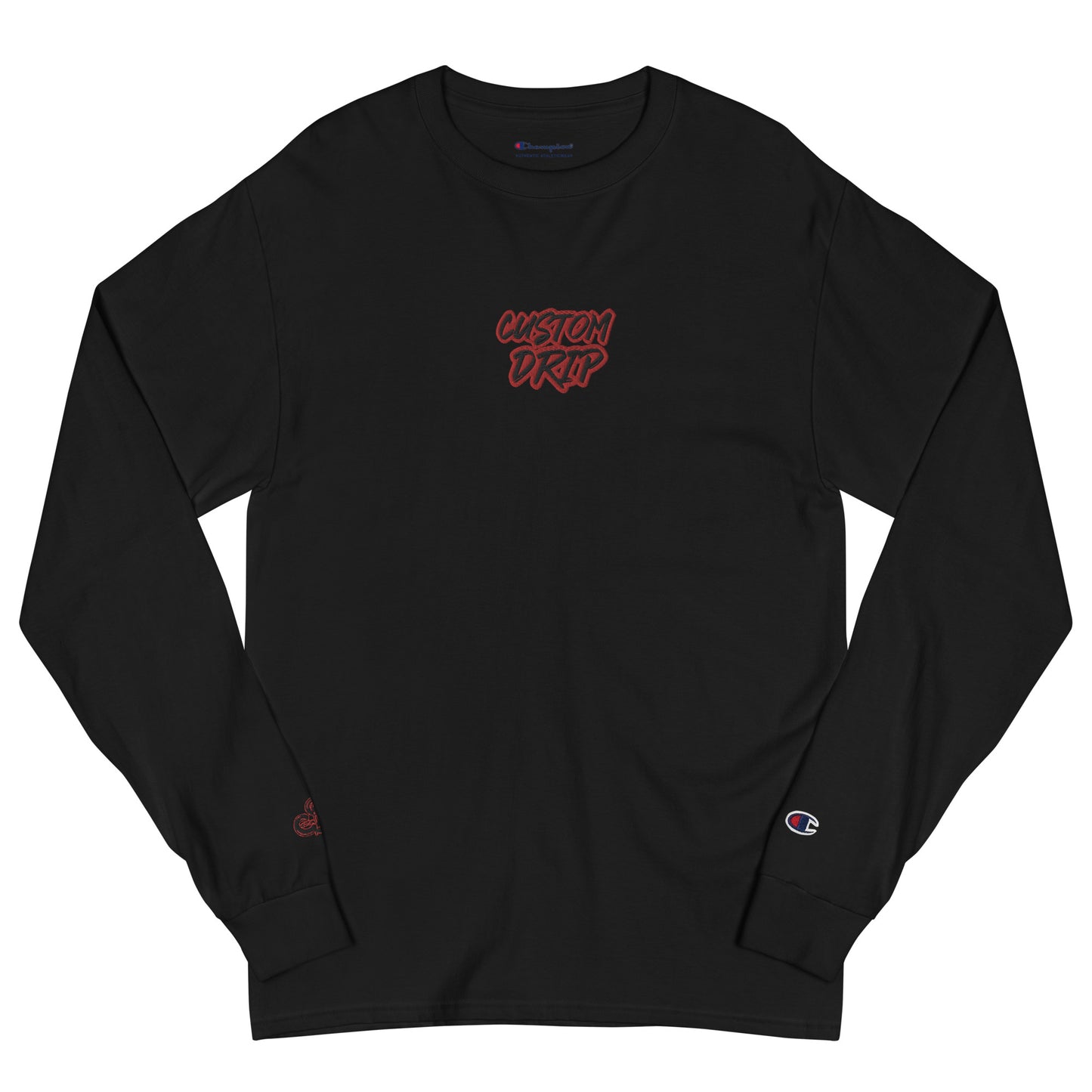 Custom Drip's Men's Champion Long Sleeve Shirt