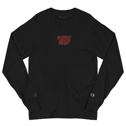 Custom Drip's Men's Champion Long Sleeve Shirt