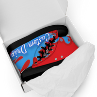 Custom Drip's Men’s high top canvas shoes