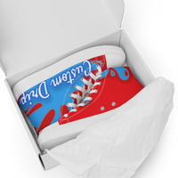 Custom Drip's Men’s high top canvas shoes