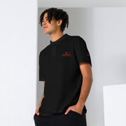 Lawrence's Unisex pique polo shirt