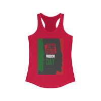 Juneteenth Women's Ideal Racerback Tank - CustomDripStore
