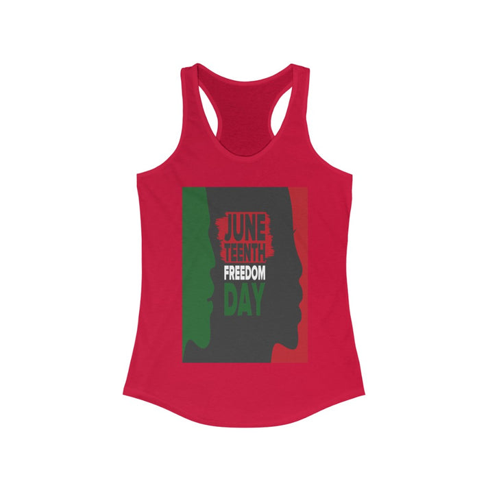 Juneteenth Women's Ideal Racerback Tank - CustomDripStore
