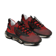 Red & Black Men's Mesh Sports Sneakers - CustomDripStore