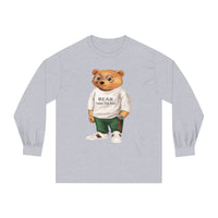 Custom Drip Classic Long Sleeve Bear T-Shirt - CustomDripStore
