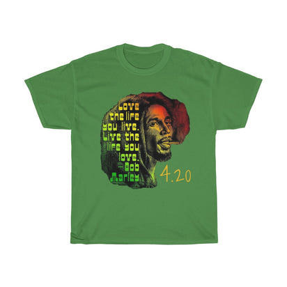 Bob Marley 4.20 Unisex Heavy Cotton Tee - CustomDripStore