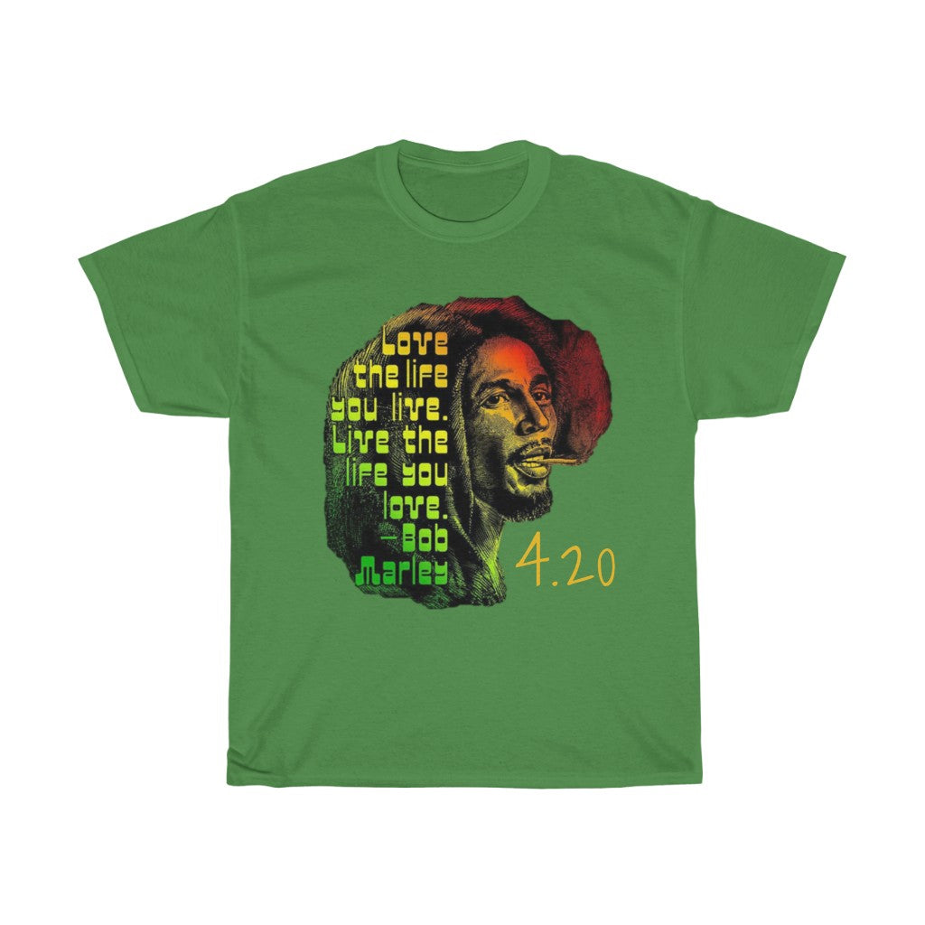 Bob Marley 4.20 Unisex Heavy Cotton Tee - CustomDripStore