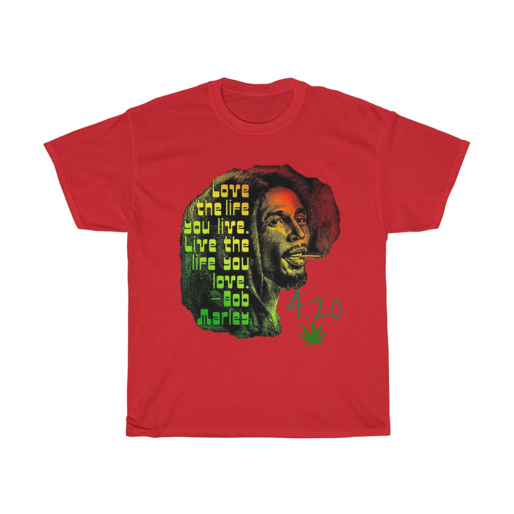 Bob Marley 4.20 Unisex Heavy Cotton Tee - CustomDripStore
