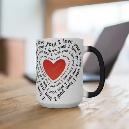 I Love you Color Changing Mug - CustomDripStore