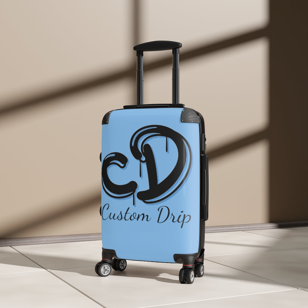 Custom Drips Blue Cabin Suitcase - CustomDripStore