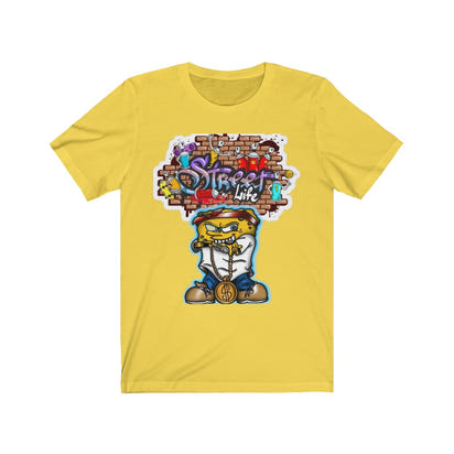 Sponge Bob Street life Unisex Jersey Short Sleeve Tee - CustomDripStore
