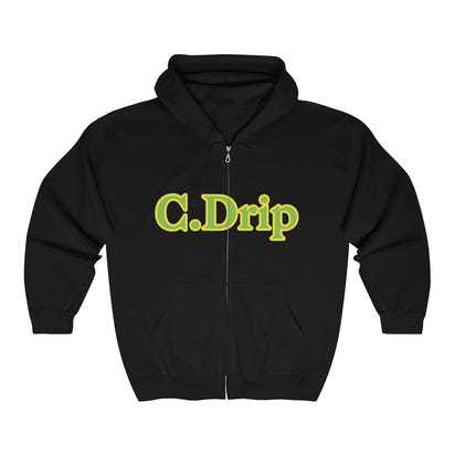 C. Drip Unisex Heavy Blend™ Full Zip Hooded Sweatshirt - CustomDripStore