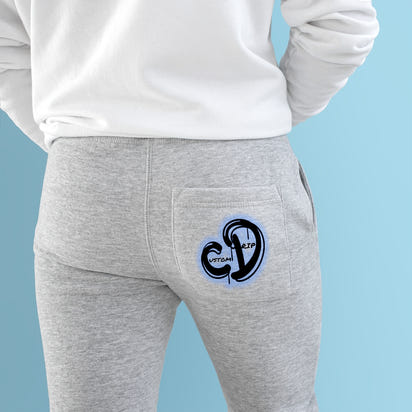 UNIVERSITY BLUE CUSTOM DRIP Premium Fleece Joggers - CustomDripStore